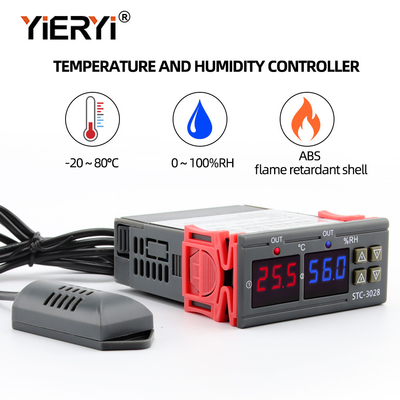 Temperature Humidity Control Digital Thermometer Hygrometer AC 110V 220V