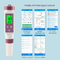 7 In 1 Temp ORP EC TDS Salinity PH Meter Online Blue Tooth Water Quality Tester