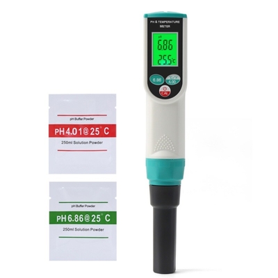2-in-1 Soil pH & Temperature Meter | Waterproof, Auto Calibration, LCD Display
