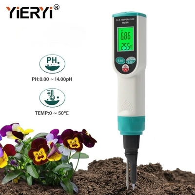 PH-2023 Soil pH & Temperature Tester | High-Precision Digital pH Meter for Farming & Gardening