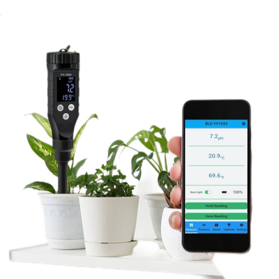 Portable Digital Soil pH Tester with Bluetooth Data Logging