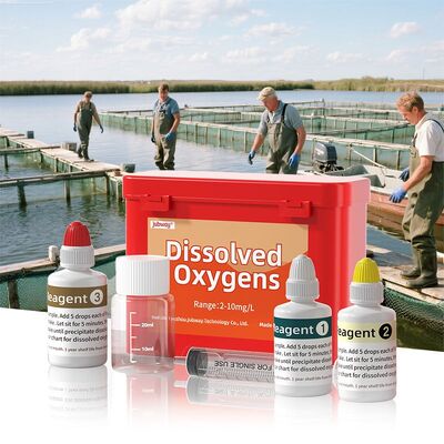 YIERYI Dissolved Oxygen Test Kit 2-10mg/L 120 Tests for Aquaculture Industrial Water Quality Monitoring
